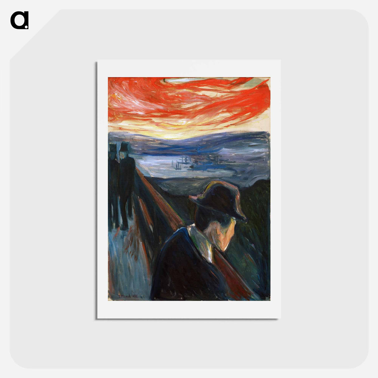 Despair - エドヴァルド ムンク Postcard.