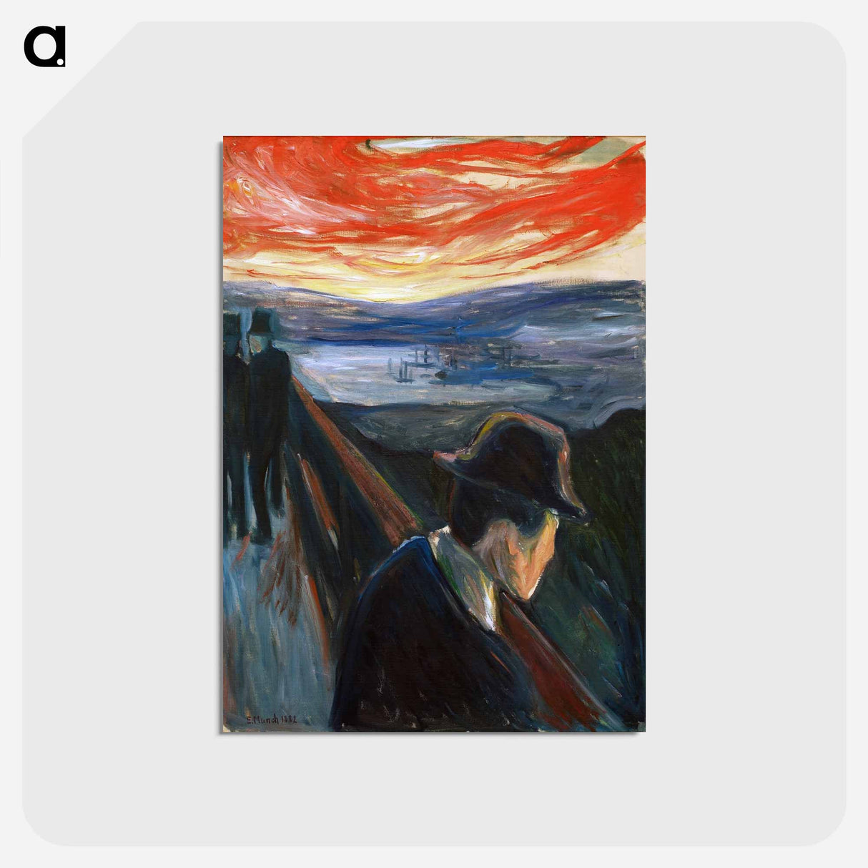 Despair - エドヴァルド ムンク Postcard.