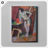 Standing Female Nude - エドヴァルド ウェイ Canvas.