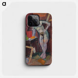 Standing Female Nude - エドヴァルド ウェイ Phone Case.