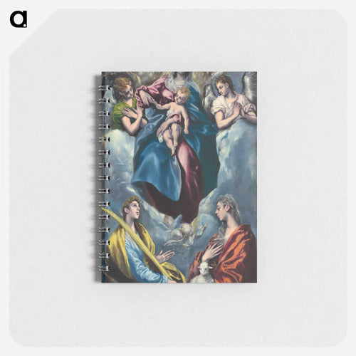 El Greco's Madonna and Child with Saint Martina and Saint Agnes - エル グレコ Memo.
