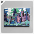 アートパネル-View of Dresden: Schlossplatz - エルンスト ルートヴィヒ キルヒナー Canvas.