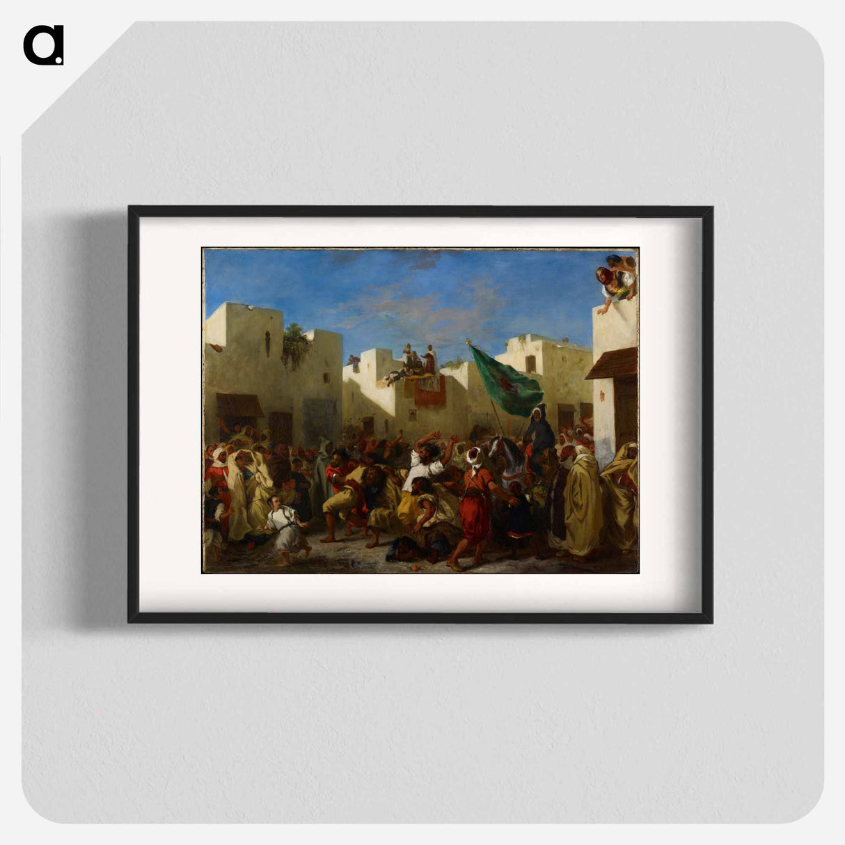Convulsionists of Tangier - ウジェーヌ ドラクロワ Poster.