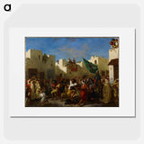 Convulsionists of Tangier - ウジェーヌ ドラクロワ Poster.