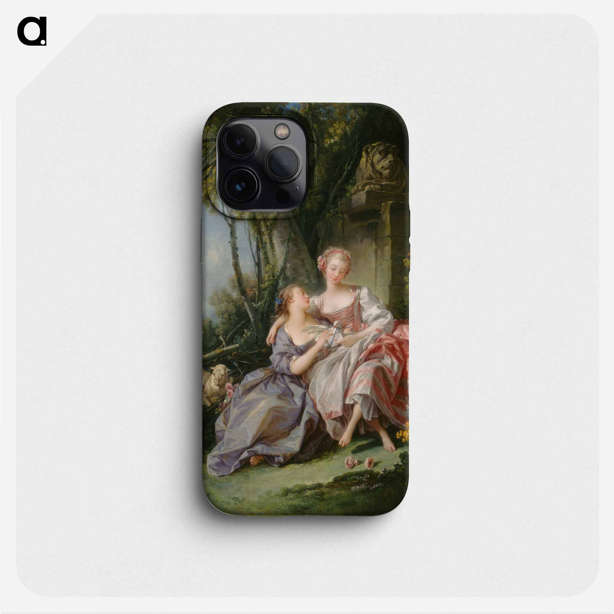 The Love Letter - Francois Boucher Phone Case.