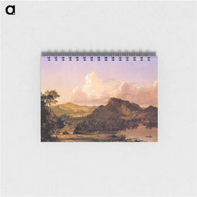 アートメモ帳-Home by the Lake - フレデリック エドウィン チャーチ Memo.