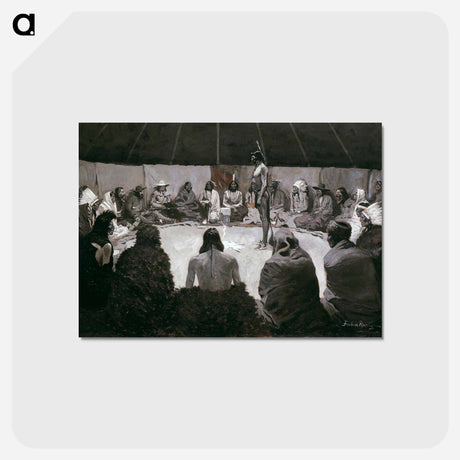 アートポストカード-I Will Tell the White Man
 - フレデリック レミントン Postcard.