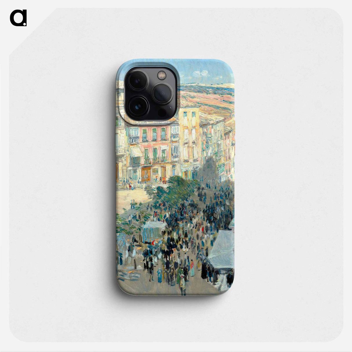 View of a Southern French City - フレデリック チャイルド ハッサム Phone Case.