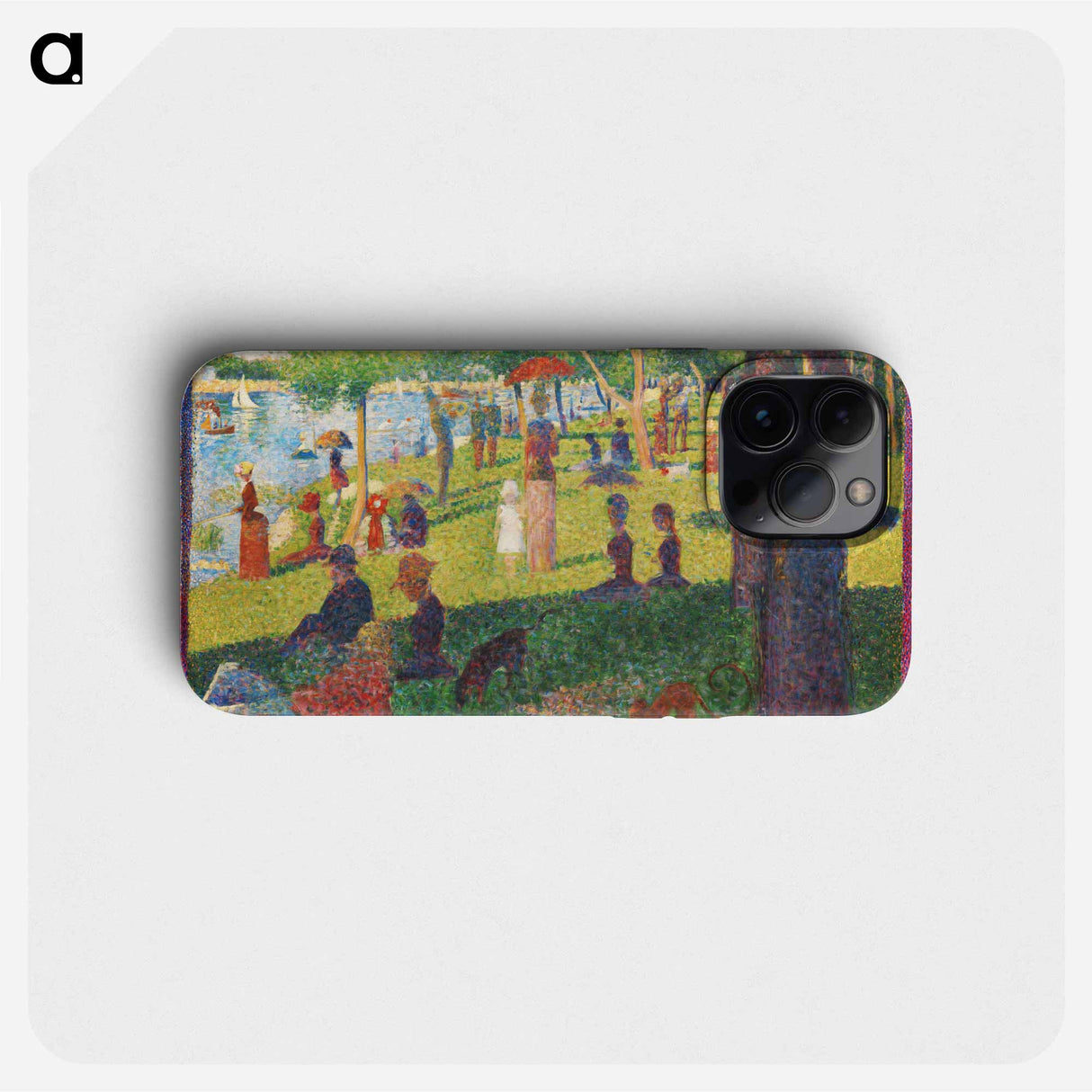 Study For a Sunday on La Grande Jatte - Georges Seurat Phone Case.