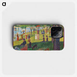 Study For a Sunday on La Grande Jatte - Georges Seurat Phone Case.