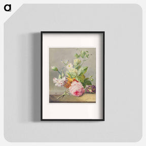 アートポスター-Floral Still Life
 - ジョージアス ヤコブス ヨハネス ファン オス Poster.