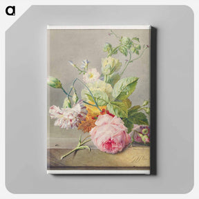 アートパネル-Floral Still Life
 - ジョージアス ヤコブス ヨハネス ファン オス Canvas.
