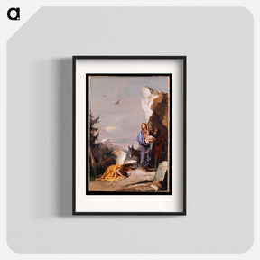 アートポスター-The Flight into Egypt
 - ジョバンニ バティスタ ティエポロ Poster.