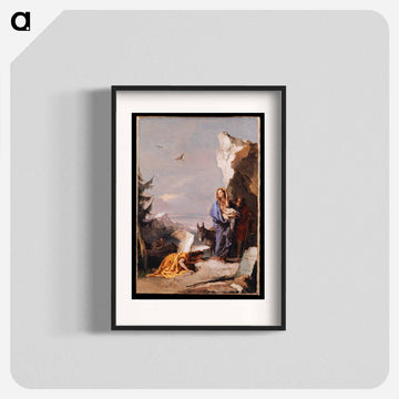 The Flight into Egypt
 - ジョバンニ バティスタ ティエポロ Poster.