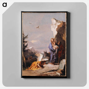 アートパネル-The Flight into Egypt
 - ジョバンニ バティスタ ティエポロ Canvas.