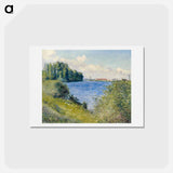 アートポストカード-The Seine at Argenteuil - ギュスターヴ カイユボット Postcard.