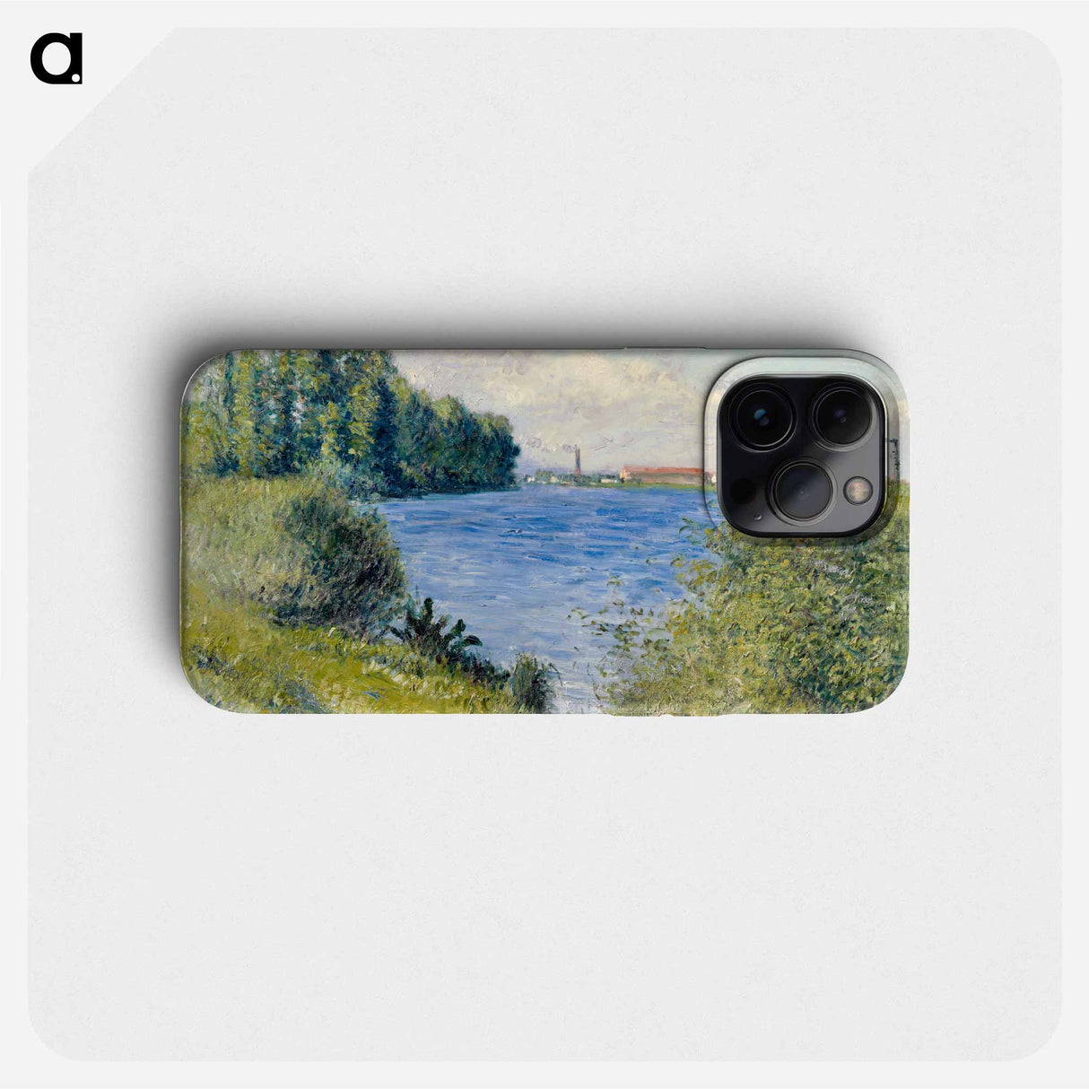 The Seine at Argenteuil - ギュスターヴ カイユボット Phone Case.