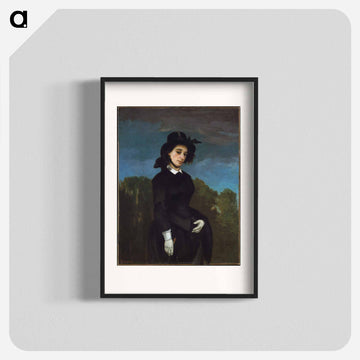 ブラウン - ギュスターヴ クールベ Poster.