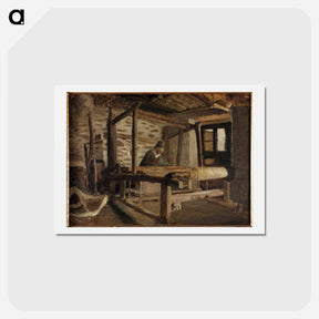 アートポストカード-The Breton Weaver - アンリ マティス Postcard.