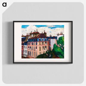アートポスター-Rooftops, Paris - ヘンリー ライマン サイエン Poster.