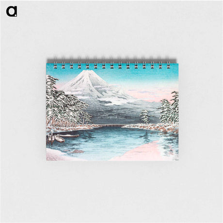 アートメモ帳-Mt. Fuji from Tagonoura, Snow Scene - 高橋 宏明 Memo.