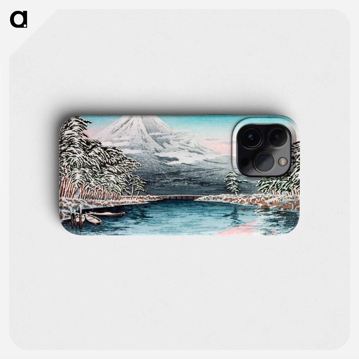 Mt. Fuji from Tagonoura, Snow Scene - 高橋 弘明 Phone Case.