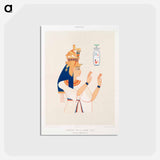 アートポストカード-Queen Tiye
 - エジプト美術史 Postcard.