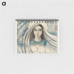 アートメモ帳-Detailed design of a woman's head - ヤン・トゥーロップ Memo.