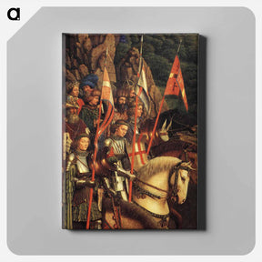 アートパネル-The Soldiers of Christ - ヤン ファン エイク Canvas.