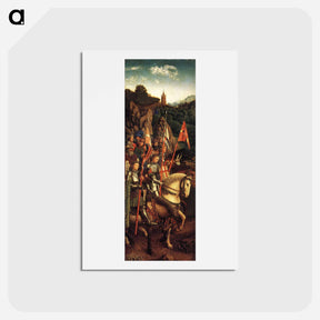 アートポストカード-The Soldiers of Christ - ヤン ファン エイク Postcard.
