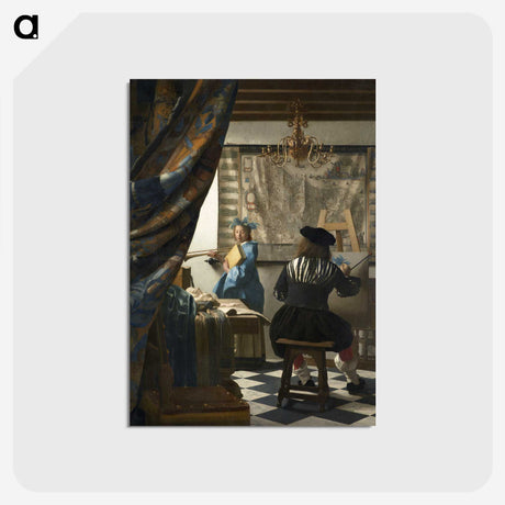 1-8_Johannes-Vermeer_postcard