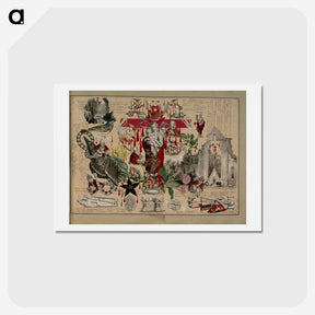 アートポストカード-Victorian Blood Book
 - ジョン ビングリー ガーランド Postcard.