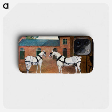 Grey Carriage Horses at Putteridge Bury
 - ジョン フレデリック ヘリング Phone Case.