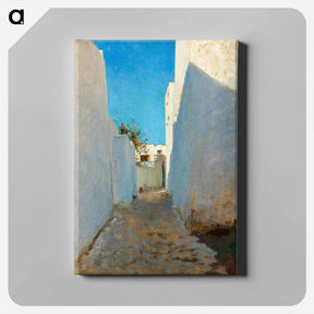アートパネル-A Moroccan Street Scene - ジョン シンガー サージェント Canvas.