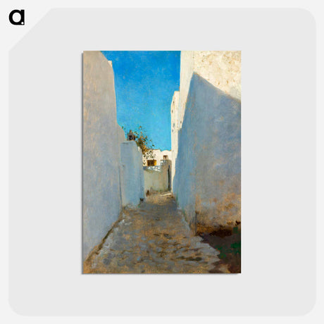 アートポストカード-A Moroccan Street Scene - ジョン シンガー サージェント Postcard.