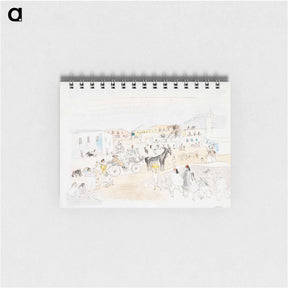 アートメモ帳-Landscape with Carriage and Figures, Tunis
 - ジュール パスキン Memo.