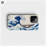 Hokusai's Under the Wave off Kanagawa - Katsushika Hokusai Phone Case.