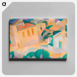Leo Gestel - Mallorca, Terreno - レオ ゲステル Canvas.