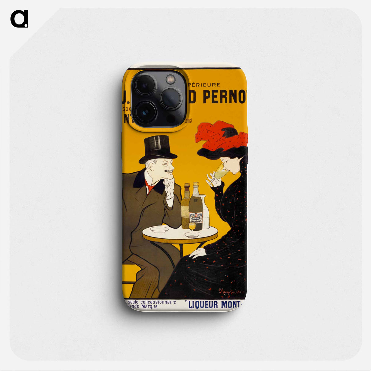 Man and woman at a cafe - レオネット カピエッロ Phone Case.