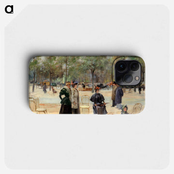 To the Champs Elysees - Louis Abel Trussier Phone Case.
