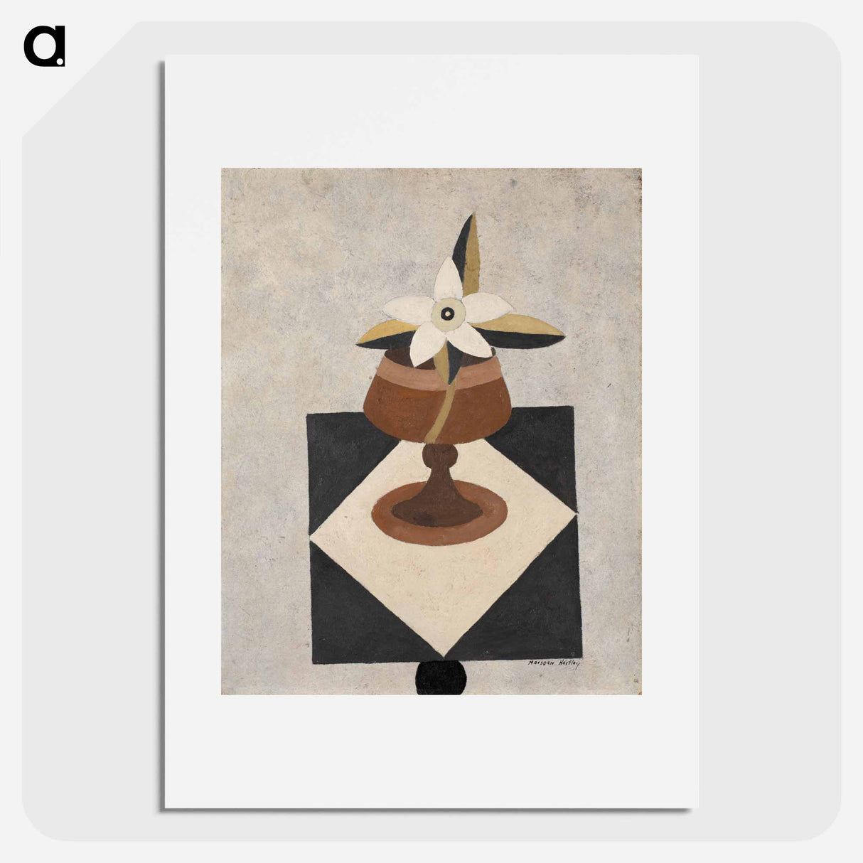 Flowerpiece - Marsden Hartley Poster.