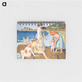 アートメモ帳-Bathers in Perros Guirec - モーリス ドニ Memo.