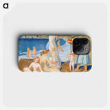 Bathers in Perros Guirec - モーリス ドニ Phone Case.