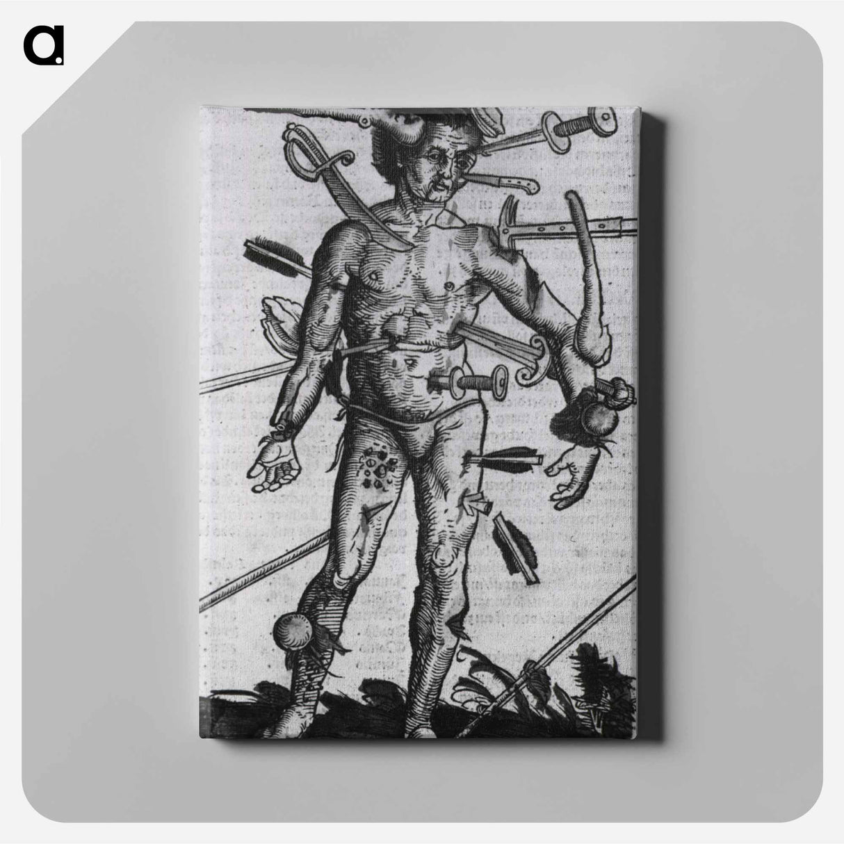 アートパネル-Wound Man
 - 国立医学図書館 Canvas.