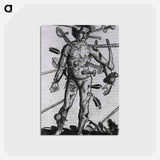 アートポストカード-Wound Man
 - 国立医学図書館 Postcard.