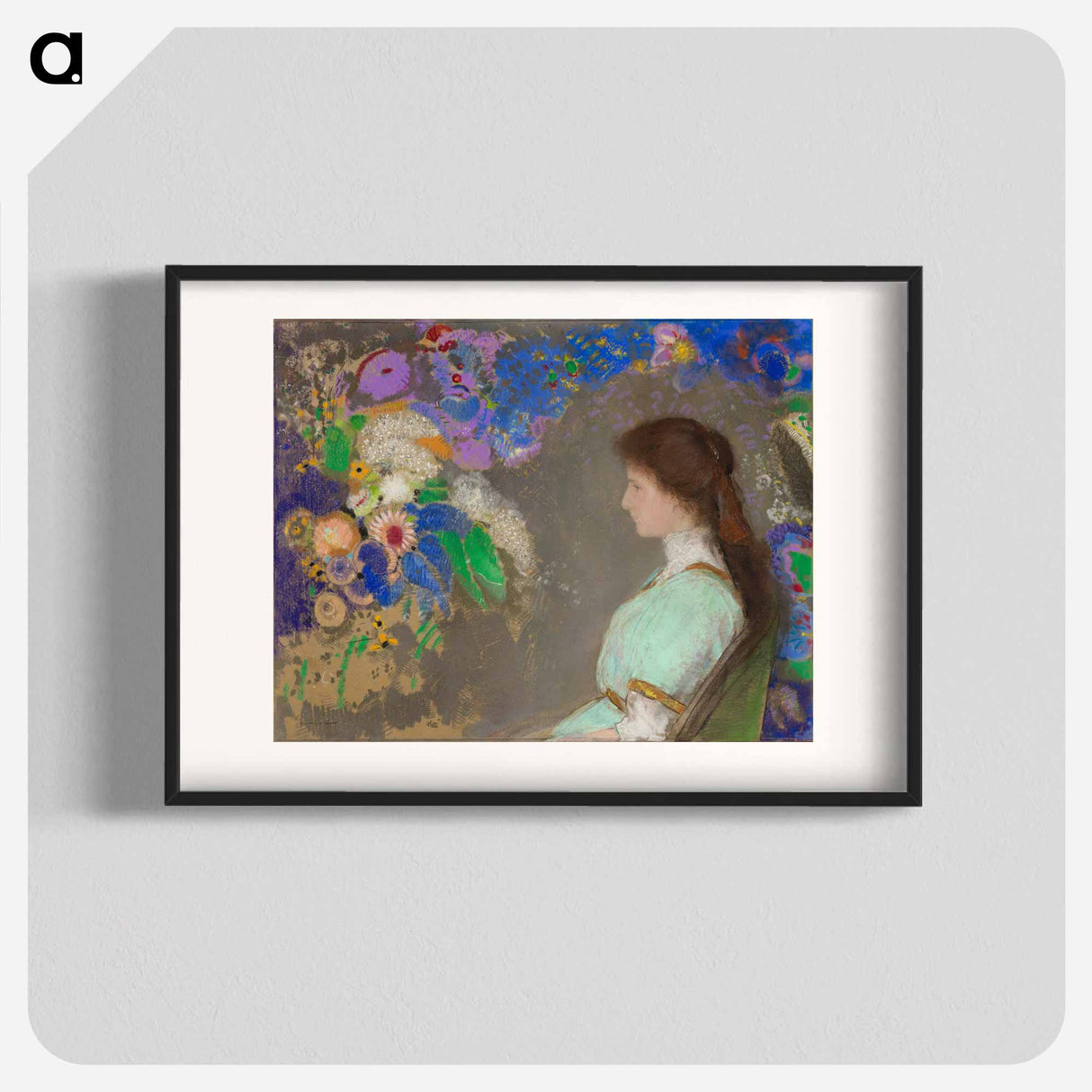 Violette Heymann - Odilon Redon Poster.