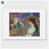 Violette Heymann - Odilon Redon Poster.