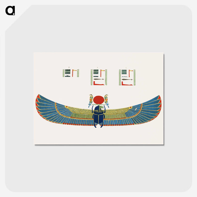 1-8_Pantheon-Egyptien_postcard