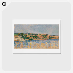 アートポストカード-The Village of L'Estaque Seen from the Sea - ポール セザンヌ Postcard.