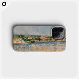The Village of L'Estaque Seen from the Sea - Paul Cezanne Phone Case.